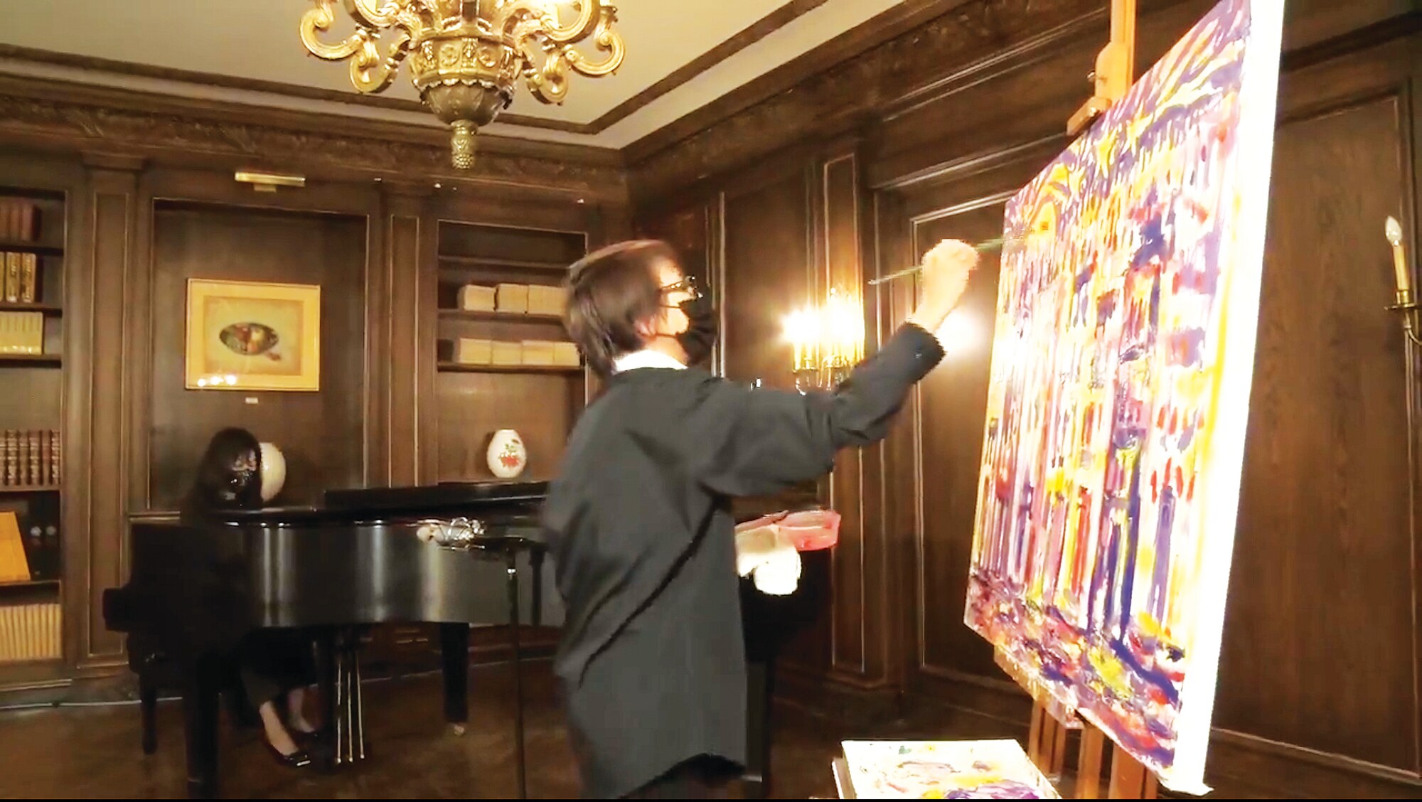 Live Painting with Jazz, 2021, Ambassador's Residence