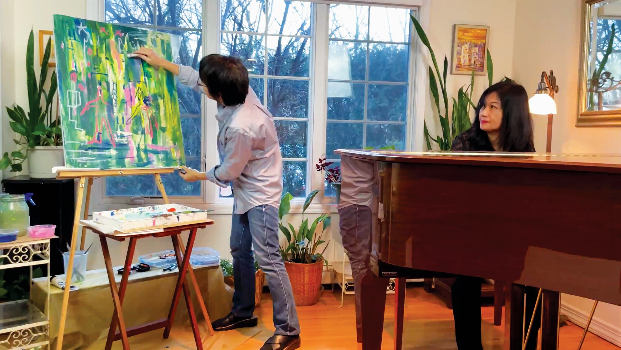 Live Painting with Jazz, Studio T-7