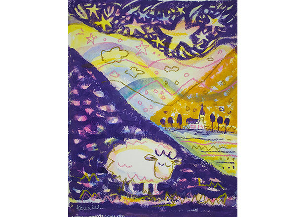 a Sheep / 一匹の羊
